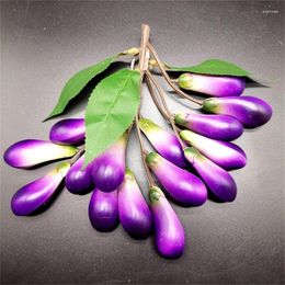 Decorative Flowers Simulated Vegetable Skewers Artificial Pepper String Washable Table Decorations Fake Model For Displays