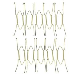 Rails LUOEM 6 pcs Spring Style Invisible Plate Tray Dish Wire Hanger Holders Wall Decoration