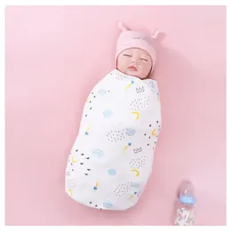 Blankets Baby Blanket 85x85cm Soft Born Infant Swaddle Wrap Sleepsack Stroller Cover Summer Single Layer Cotton Bath Towel