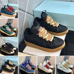 2024 Casual Shoes Designer Leather Curb Sneakers For Men Women Luxury Paris Platform Jogging Walking Sneaker Extraordinary Mens Trainers Calfskin Rubber Nappa