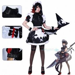 ellen Joe Cosplay Game Zenl Ze Zero Ellen Joe Cosplay Costume Maid Outfit Zenl Ze Zero Dr Tail Party Clothes s4Xy#