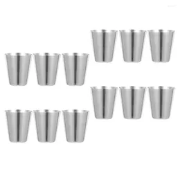 Dinnerware Sets 12 Pcs Teapot Dust Cover Kettles Spout Sleeves Protection Cap Protective Covers Metal For Stainless Steel