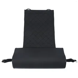 Steering Wheel Covers Automobile Seat Leather Leg Pad Support Extension Mat Black