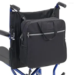 Storage Bags Wheelchair Bag Shopping Mobility Holdall Handle Scooter Walker Frame Handbags Black