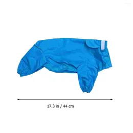 Dog Apparel Reflective Four-legged Raincoat For Small Dogs Coats All-inclusive Rainwear Puppy Water-proof