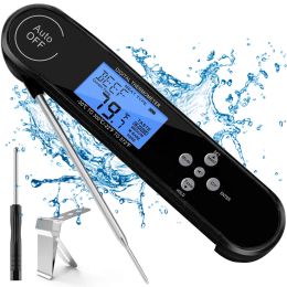 Gauges Meat Thermometer Digital Kitchen Thermometer Kitchen Food Cooking Meat BBQ Probe Meat Water Milk Thermometer Kitchen Tools Gifts