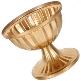 Vases Gold Flower Vase Centerpiece Table Retro Home Decor Wedding Metal Pot Decorate