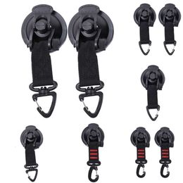 Upgrade New Car Truck Suction Cups Buckle Round Triangular Side Awning Anchors Outdoor Camping Tent Suckers Anchor Securing Hook 2pcs