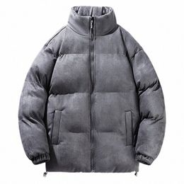 thicken Men Winter Jackets And Coats Harajuku Windbreaker Oversize Padded Parkas Clothing S-XXL X8ZZ#