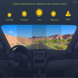 Window Stickers HOHOFILM 45%-75%VLT 152cmx76cm Pochromic Film Car Home Glass Tint Sunshade Smart Optically-Controlled Accessories