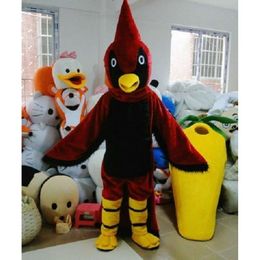 Mascot Costumes Foam Bird Parrot Red Black Cartoon Plush Christmas Fancy Dress Halloween Mascot Costume
