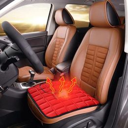 Blankets USB 5V Heated Car Seat Cushion Non Slip Comfortable Electric Winter Warm Cover Scratch Resistant For Automobile Home Office Blanket