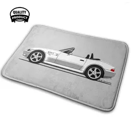 Carpets White Roadster Soft House Family Anti-Slip Mat Rug Carpet Convertible German Goseatonio Design Jaag Car Classic