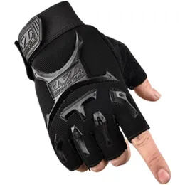 Tactical gloves for men's sports, anti slip motorcycle riding, rock climbing gloves, fitness training, summer half finger gloves