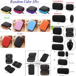 2024 U Disc Bag Protective Holder Flash Drives Zipper USB Case Travel Storage Portable Organiser Dustproof Durable Shockproof Tools