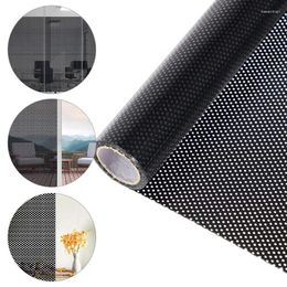 Window Stickers Self-adhesive Glass Mesh Sticker Anti-UV Car Office Sunshade Heat Insulation Film Room Privacy