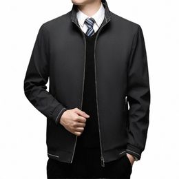 spring Jackets For Men Stand Collar Work Jackets Men Clothing 2024 Busin Casual Clothes Outwear Lightweight Coats n7sZ#