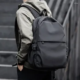 Backpack Men Waterproof Laptop 16inch Large Capacity Fashion Travel Outdoor Simple Mochila School Teenage USB Charging For