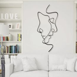 Nordic Style Metal True Love Wall Art Decoration Modern Room Decor Home Office Living Bedroom Couple Accessories Gift 240401