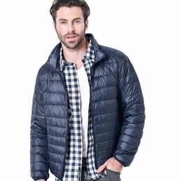 winter Autumn Men Ultralight Jacket White Duck Down Coat Men Down Jackets Winter Male Casual Down Jacket Coat Warm Parka 5XL l5vg#