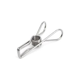 Stainless Steel Clothes Pegs Metal Clips Hanger Accessories For Socks Underwear Towel Sheet Clothes Socks Hanging Pegs Clips Clamp8857777