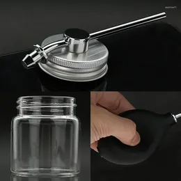 Storage Bottles 1pc Hair Increasing Fibre Powder Spray Bottle Silver Glass Silica Gel Portable Construction Applicator