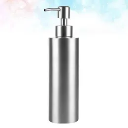 Liquid Soap Dispenser Hair Shampoo Lotion Storage Bottle Stainless Steel Empty Squeeze Bottles Handwashing Fluid Pump