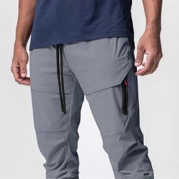 Men's Pants Quick-drying Gym Trousers High-stretch Leg Athletic Sweatpants Cargo Women