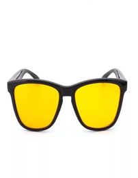 Custom Night Vision Glasses Headlight Driving Yellow Lens Eyewear UV400 PC Sunglasses2562399