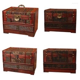 Jewellery Pouches Vintage Decorative Box For Ring Necklace Classical Gift Storage Case Holder