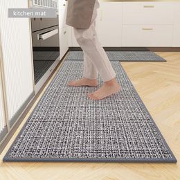 Carpets Modern Home Kitchen Decorated Floor Rugs Anti-slip Water And Oil Absorbent Cooking Area Feet Mat High Density Knnited