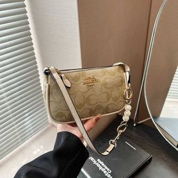 High handbag for women 2024 new summer casual versatile underarm bag crossbody handheld mahjong mom Bags