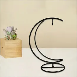 Decorative Plates S-shaped Heart-shaped Flower Stand Easy Use Double Hook Iron Display Simple Ecological Bottle Plant