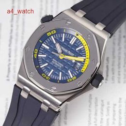 Highend AP Wristwatch Royal Oak Series 15710ST.OO Steel Automatic Mechanical Watch Business Men's Watch 42mm Diameter A027CA.01/ Blue Face