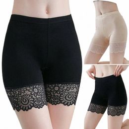 summer Sexy Lace Safety Shorts Women High Waist Seaml Cott Boyshorts Panties Female Spandex Slimming Shorts Boxers q8mC#