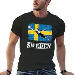 sweden Soccer Supporter Goalkeeper Shirt T-Shirt vintage blanks plain mens plain t shirts 80nN#