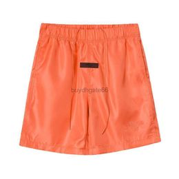 Men's and Women's High Street Shorts Fashion Designer Essentialshorts Flocking Reflective Embroidery Silicone Letters Drawstring 5-point Unisex Loose Style 29qe