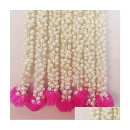 Other Home & Garden Artificial Flower Jasmine Garlands Gajra Indian Hair Accessories/Home Decoration Pooja Wall Hanging Toran For Door Ot7Ci