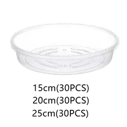 Take Out Containers 30 Pieces Plant Saucers Clear Pot Base For Garden Indoor Outdoor