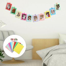 Frames Po Frame Display Party Decor Paper Picture For Crafts Ornament Blank Hanging Holder