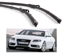 New 2Pcs 24" 20" Car Front Windshield Wiper Blade Bracketless fit for A4 2008-2015 09 10 11 12 13 141604647