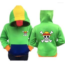 Women's Hoodies Autumn/Winter Anime Hooded Sweater Luffy Roronoa Zoro Pullover Children Wear Hoodie 3D Boys Girls Sweatshirt