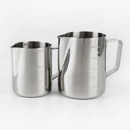 Gravestones Stainless Steel Measuring Cup with Scale Thickened Kettle Kitchen Household Millimetre Standard Milk Tea Baking Jug Sp805