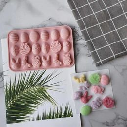 Baking Moulds Easter Candle Mould Silicone Cake Mould Chocolate Dessert 3D Decorating Kitchen Tools