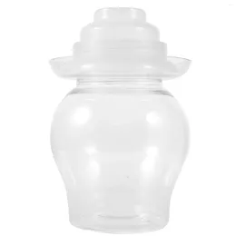 Storage Bottles Vegetables Plastic Kimchi Jar Home Fermenting Jars Seal Pickle Airtight Design Food Container