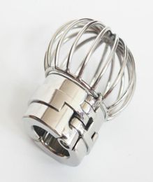 Devices Stealth Lock Design Scrotum Pendant Stainless Steel Ball Stretchers Cock Ring Locking Male 1679862