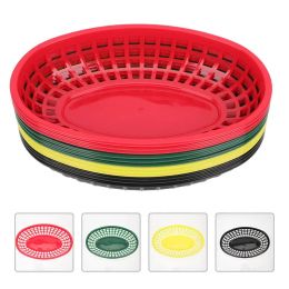 Baskets Food Baskets For Basket Serving Fast Restaurant Plastic Supplies Fry Hot Dog Trays Reusable Fruit Liners Tray Kitchen Ervice