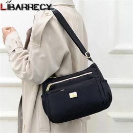 Shoulder Bags Style Multi Pocket Design High Quality Nylon Ladies Bag Solid Colour Designer Fashion Women Messenger Wallet