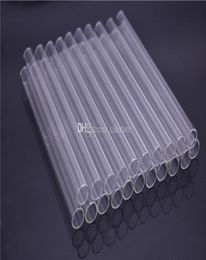 Reusable Eco Borosilicate Glass Drinking Straws Clear Straight Straw 15cm12mm Milk Cocktail Drinking Straws love rose glass oil b5511134