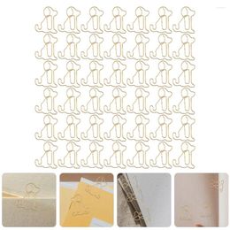 Frames 100 Pcs Bookmark Sitting Dog Paper Clip Office Folders Metal Clips For Document